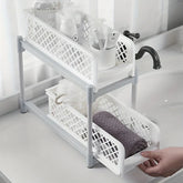 Adhesive Corner Shower Caddy Shelf Organizer